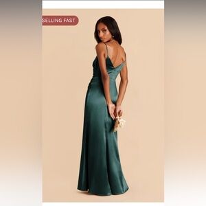 Birdy Grey Green Satin Bridesmaid Dress